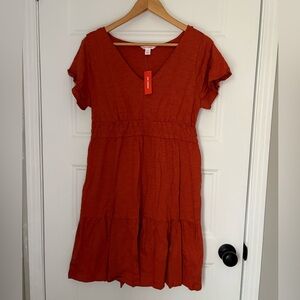 Women's burnt orange Dress